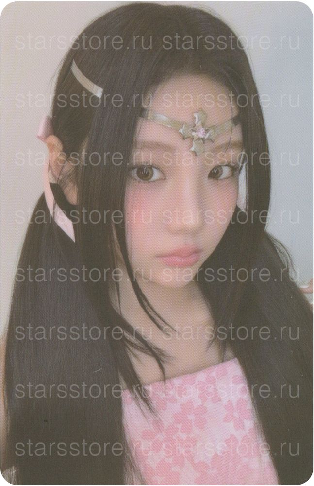 Фотокарта (пластиковая) Wonhee ILLIT - bomb (weverse shop)