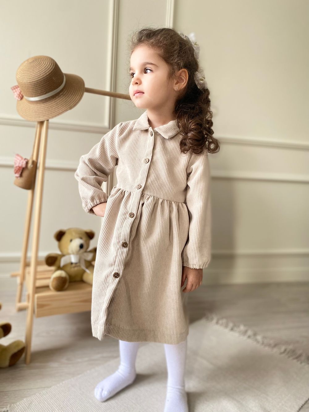 Платье вельветовое