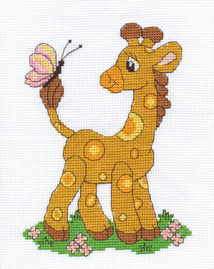 "Klart" набор для вышивания 8-004 "Жирафик" 16 х 22 см