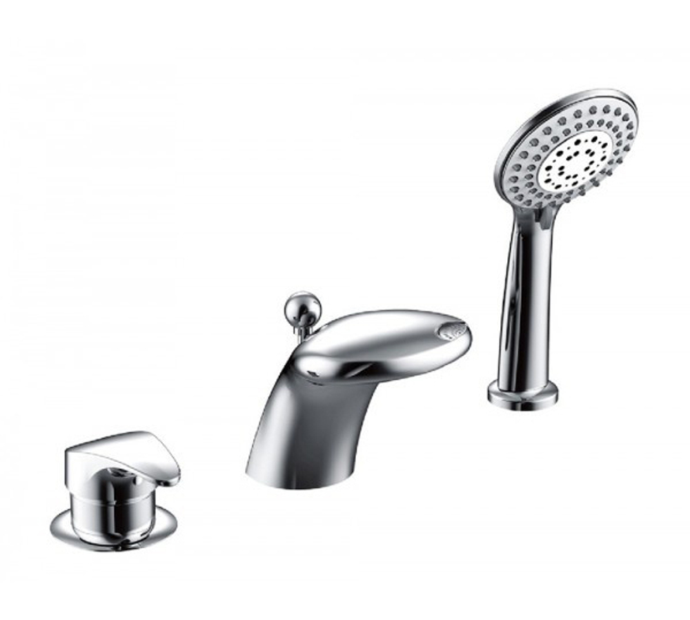 Встраиваемый смеситель на 3 отверстия Bravat Cobra