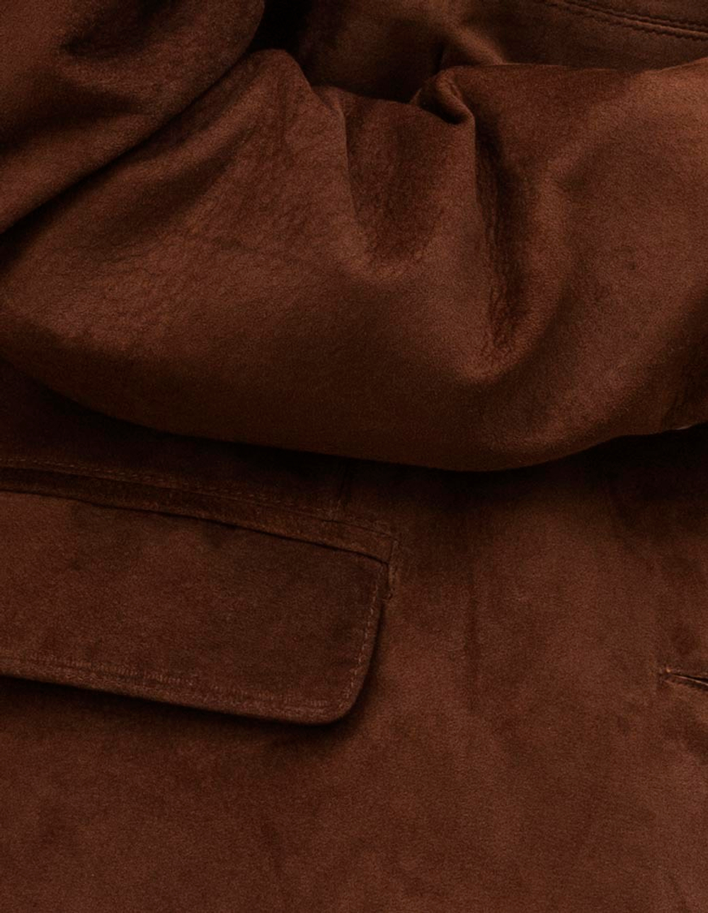 Пиджак кожаный замшевый коричневый