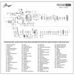 Катушка для рыбалки мультипликаторная Stinger ForceAge Neo Bait Cast FANC100L