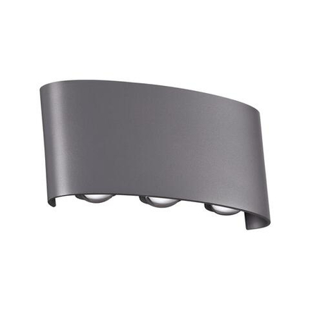 358460 STREET NT20 736 темно-серый  Ландшафтный настенный светильник IP54 LED 4000K 6W 85-265V CALLE