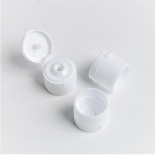 Крышка флип топ рифленая белая горло 18/410