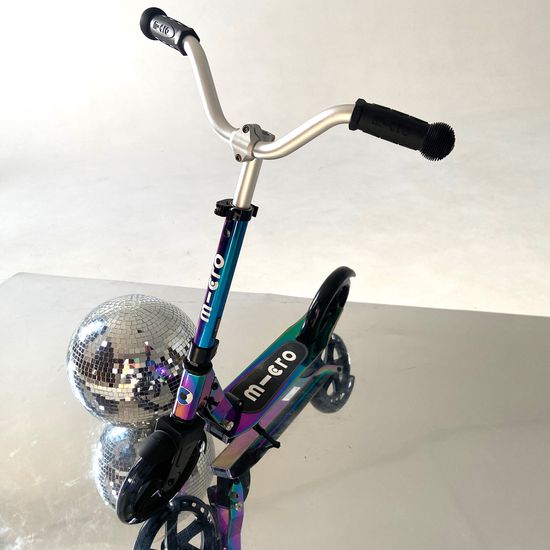 Самокат Micro Cruiser LED неохром