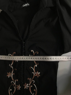 Рубашка Defile line с интересной вышивкой в винтажном стиле 42 размер