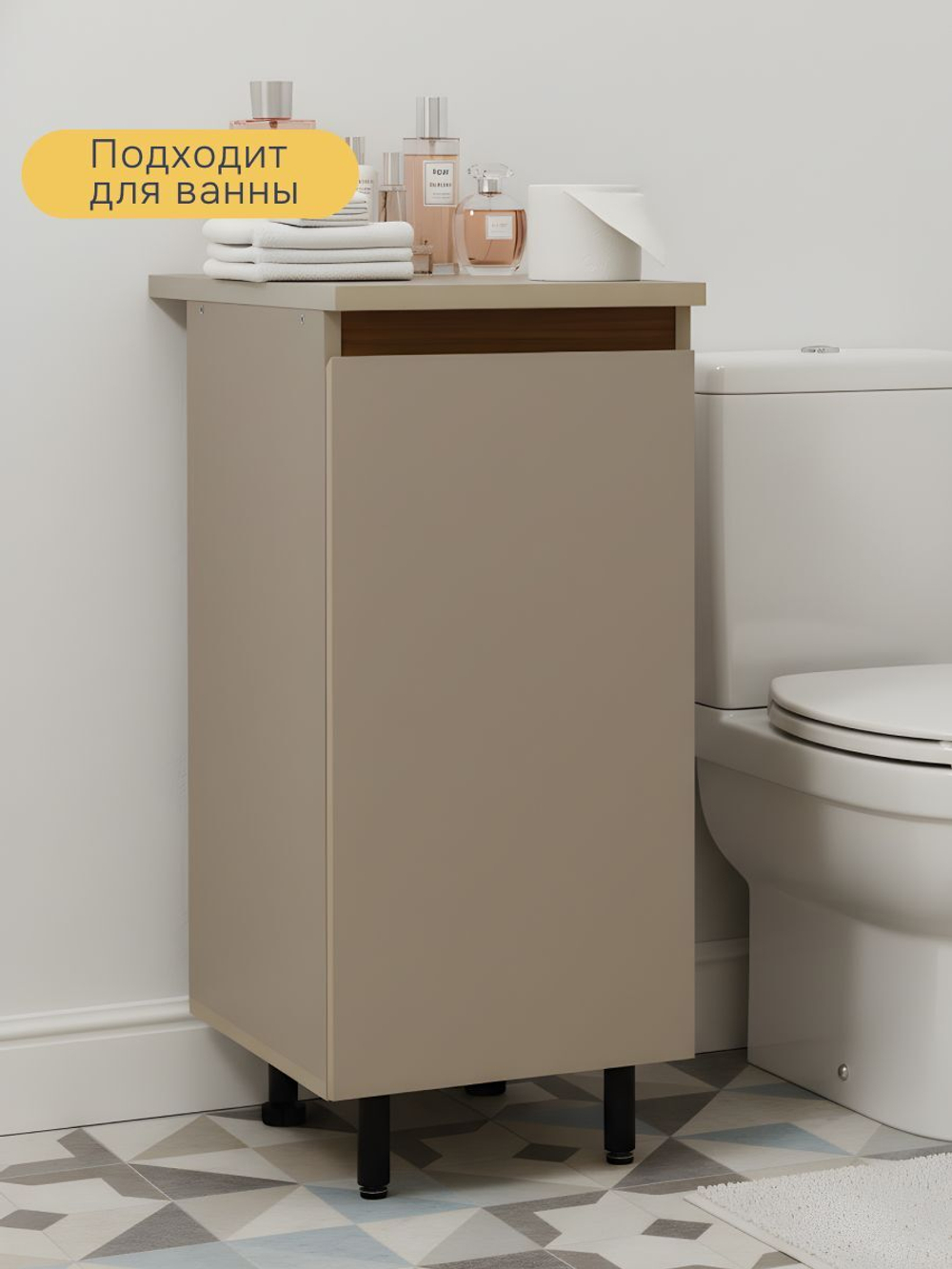 Кухонный модуль напольный Виго, 30х60х85 с дубовой панелью, со столешницей, Dipriz