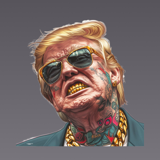 Термонаклейка "Дональд" 10 на 10 см