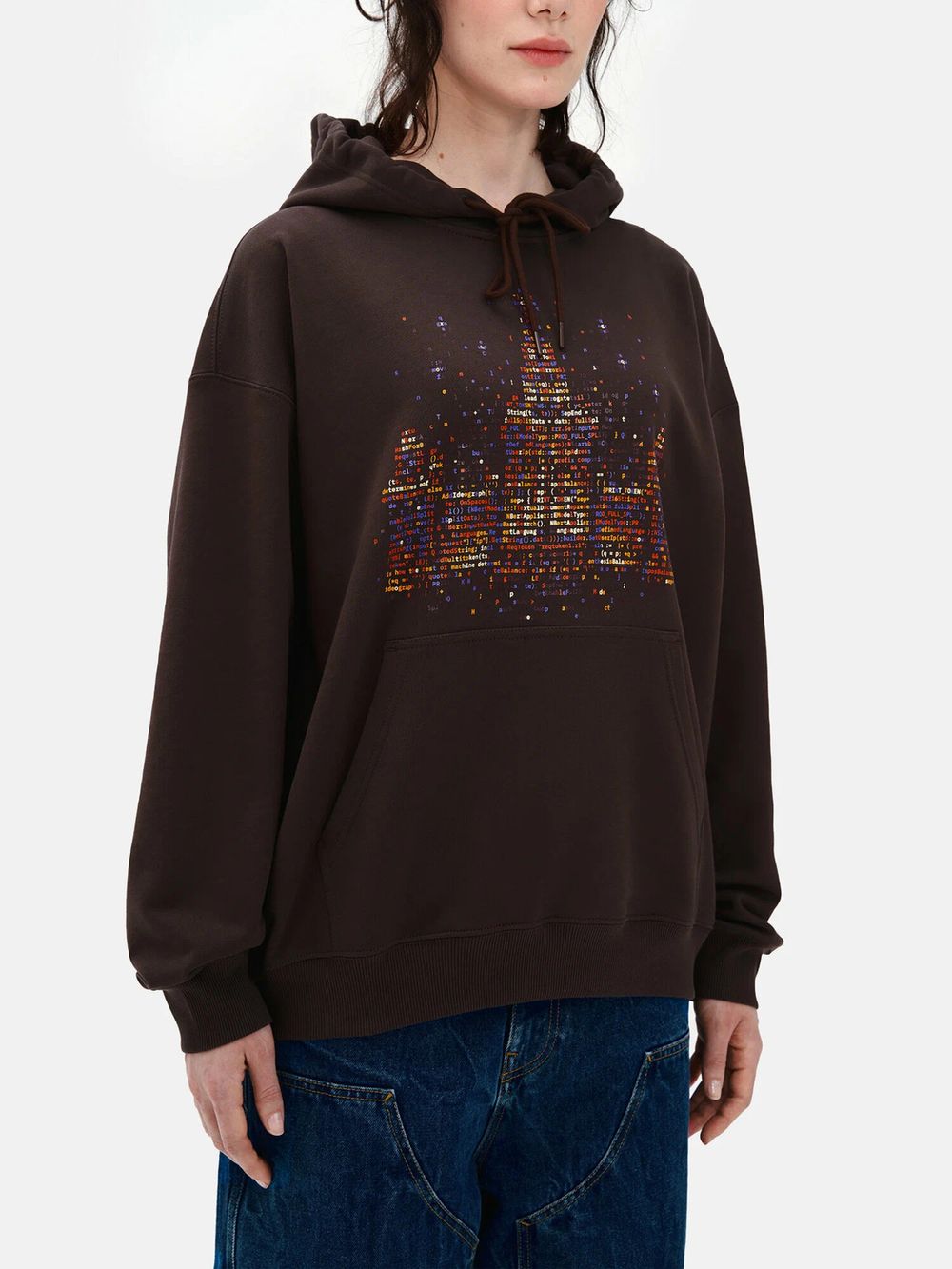 Худи Яндекс «Культурный код Москвы» МГУ коричневый