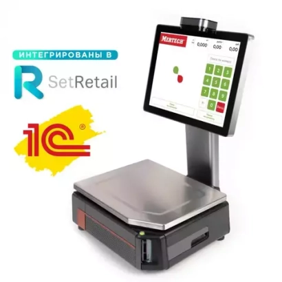 Весы с печатью этикеток M-ER 727