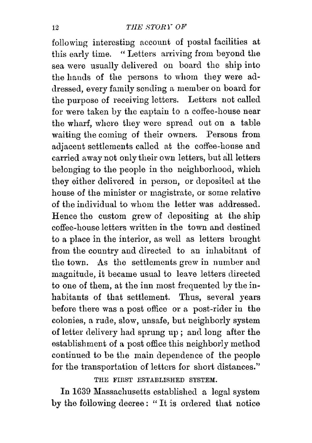 The story of the post office | W.B. Jones