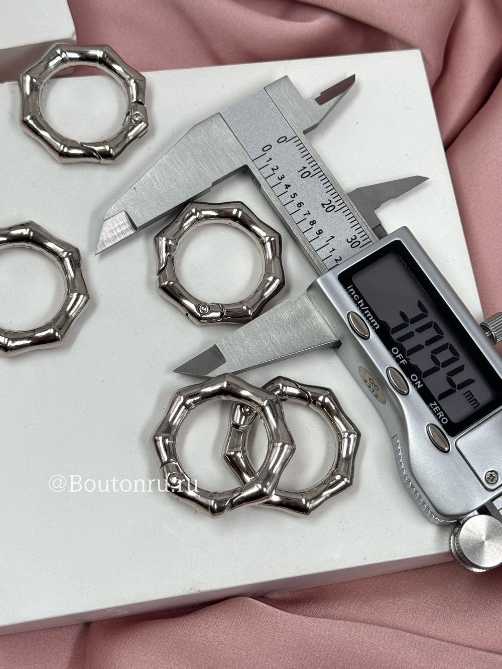 Карабин кольцо "Бамбук"