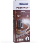 Маркер перманентный CENTROPEN 2536, ЗЕЛЕНЫЙ, трехгранная форма захвата, круглый, 1 мм, 6 2536 0110