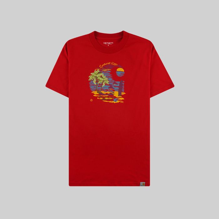Футболка мужская Carhartt WIP Beach C артикул:I029020 - купить в магазине Дайс