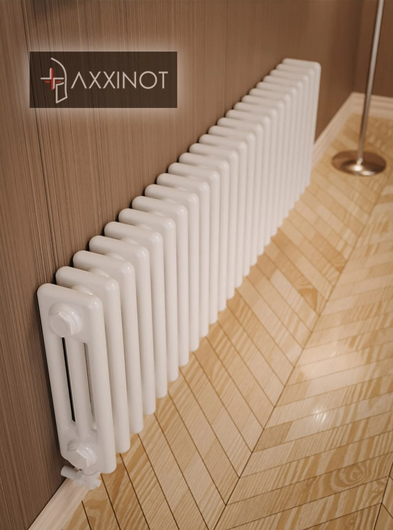 Axxinot Sentir 3037 - трехтрубный трубчатый радиатор высотой 370 мм, нижнее подключение