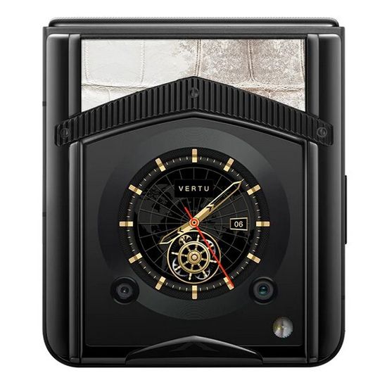 Vertu Ironflip стиль Рококо Himalaya (кожа нильского крокодила)