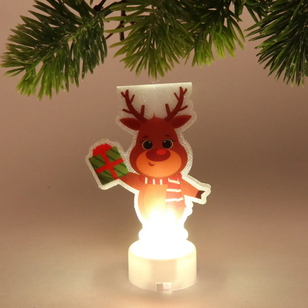 Сувенир с подсветкой «Олененок» 10,5*6 см