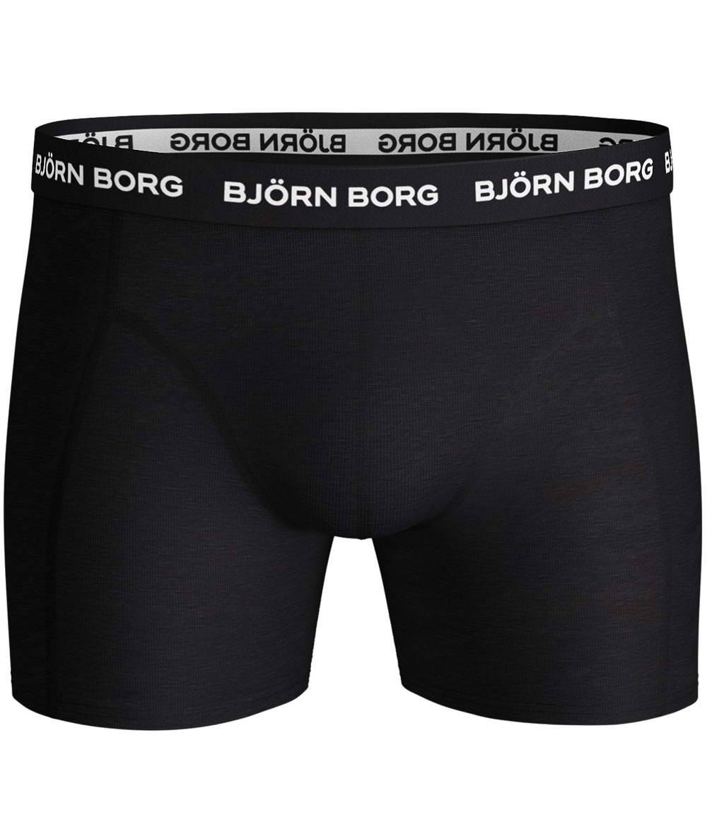 Мужские спортивные боксеры Björn Borg Shorts Solid 3P - black