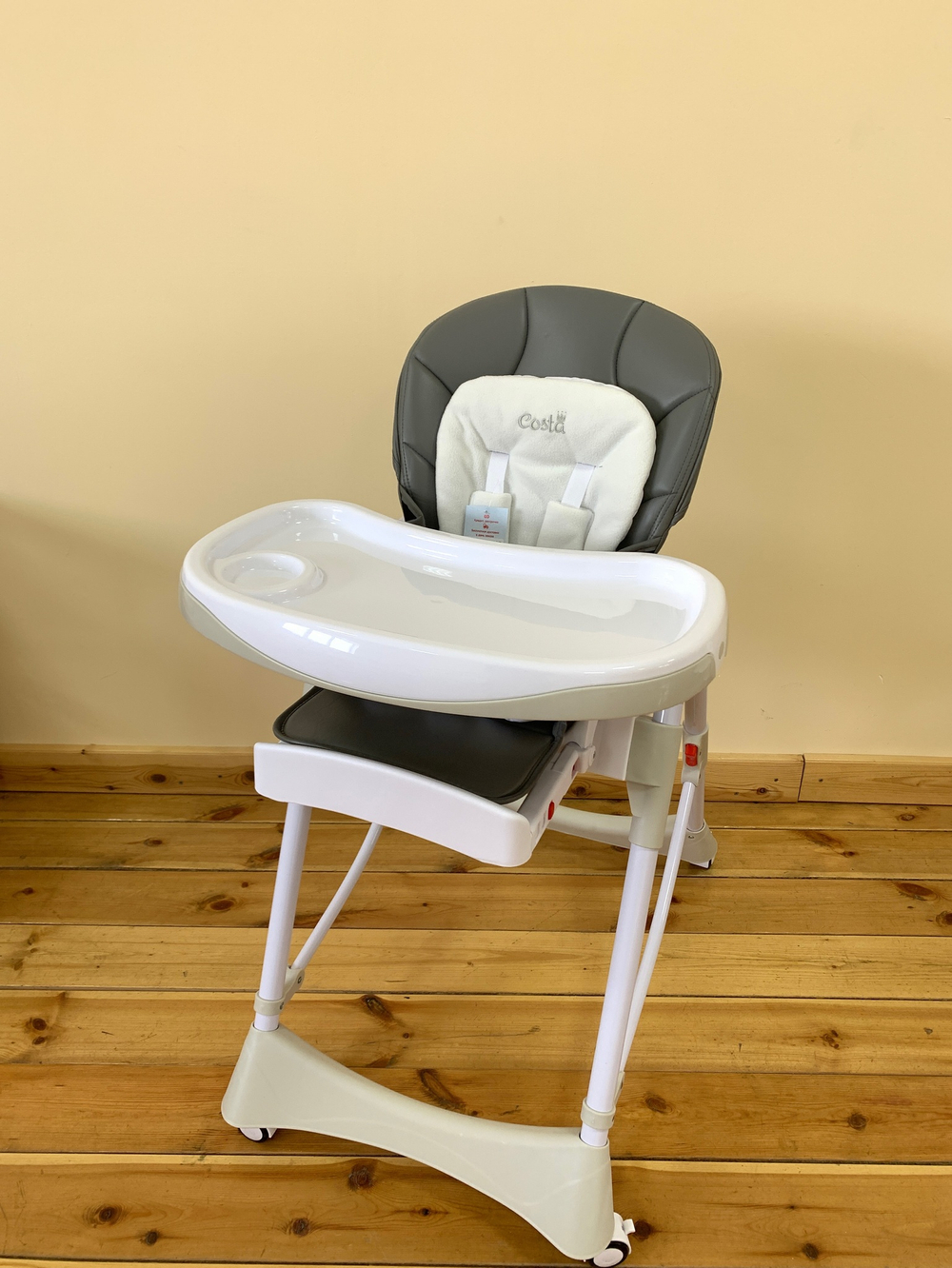 Стульчик для кормления "Farfello Costa Cosy" Серый