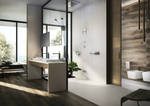 Излив Gessi Cascata, 200х200 мм, каскадный, для смесителя удаленного управления, цвет Matte Black