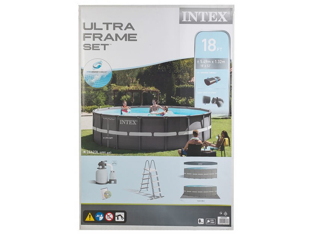 Каркасный бассейн, 549x132 см.