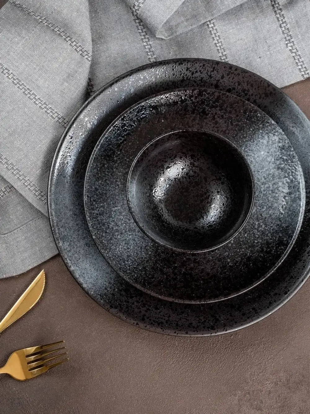 Набор посуды 2 тарелки 11,5 см пиалы глубокие