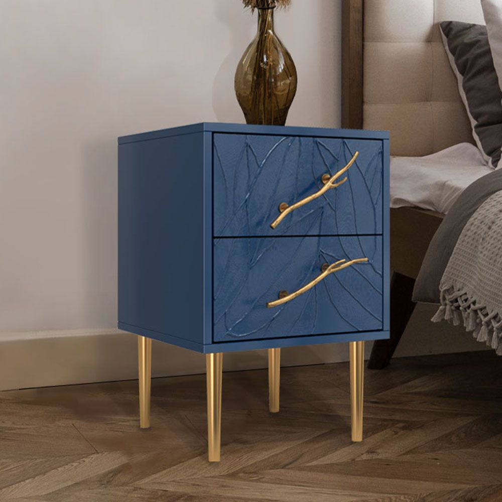 Тумба Арт Колор leaves Стайл Голд Королевский синий