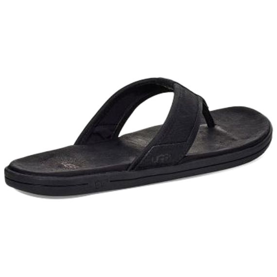 Ugg Seaside Flip Leather 'Black'