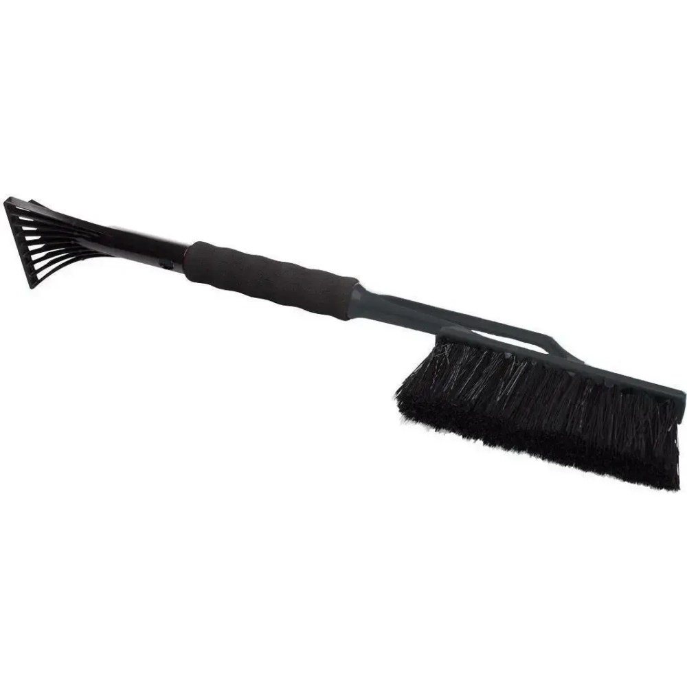 Щетка для снега, съемный скребок для льда «Techno» черный