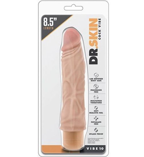 Телесный вибратор-реалистик Cock Vibe 10 - 21,6 см.