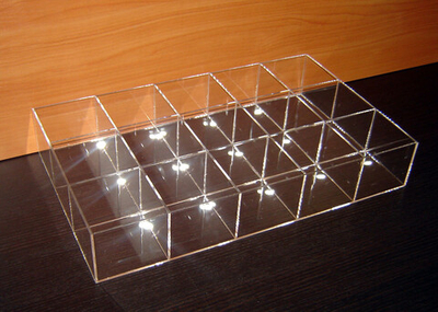 Короб 15 ячеек для ластиков и мелочей