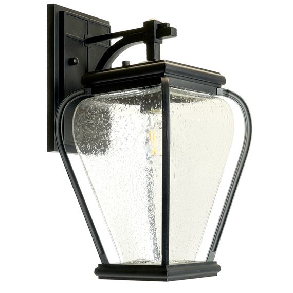 Светильник садово-парковый Feron PL741 на стену вниз 60W E27 230V, черный 51274