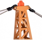 Радиоуправляемый башенный кран HUI NA TOYS масштаб 1:14 2.4G - HN1585 , обновленная с Lion аккумулятором