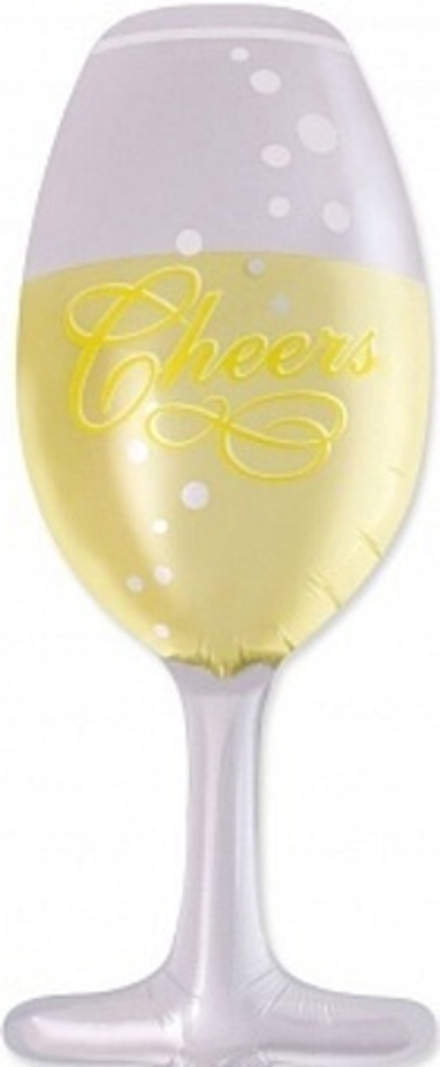 К Мини-фигура Бокал шампанского (17''/43 см)