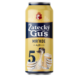 Пиво Zatecky Gus Myagky 0,45 л ж/б