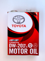 Моторное масло синтетическое 0888012205 Toyota SN 0W-20 (4л)