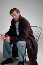 Пальто двубортное | burgundy