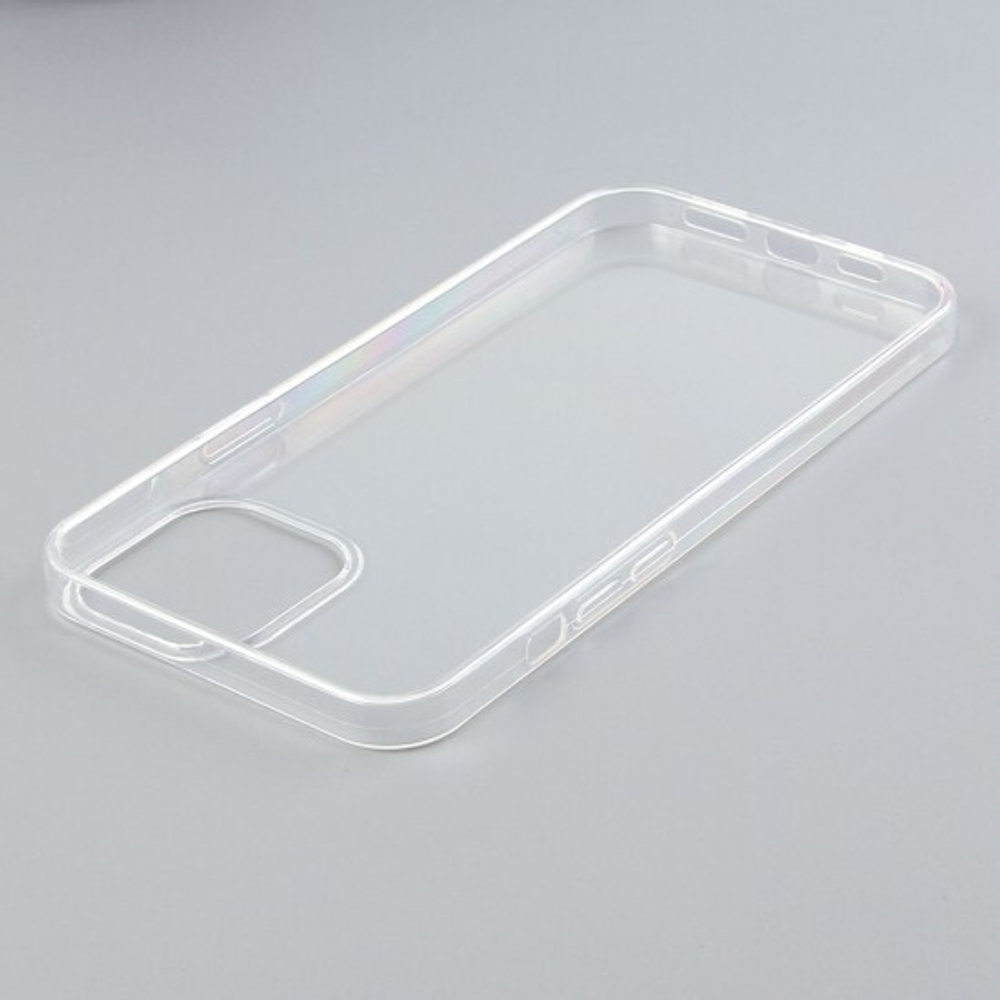 Силиконовый чехол для iPhone 12 Pro Max, 0.8 мм, 011808 Прозрачный