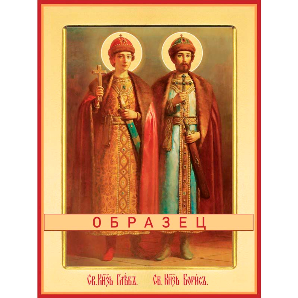 Святые страстотерпцы Борис и Глеб Св-119 (страст/Б/1/1)