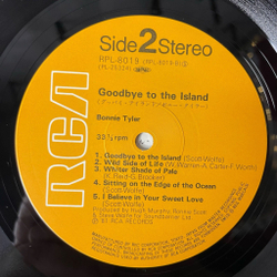 Винтажная виниловая пластинка LP Bonnie Tyler Goodbye To The Island (Japan 1981) (No Obi)
