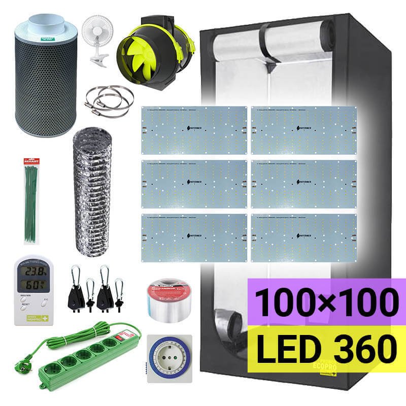 Готовый Гроубокс PROBOX Ecopro 100 / Quantum Board 360W