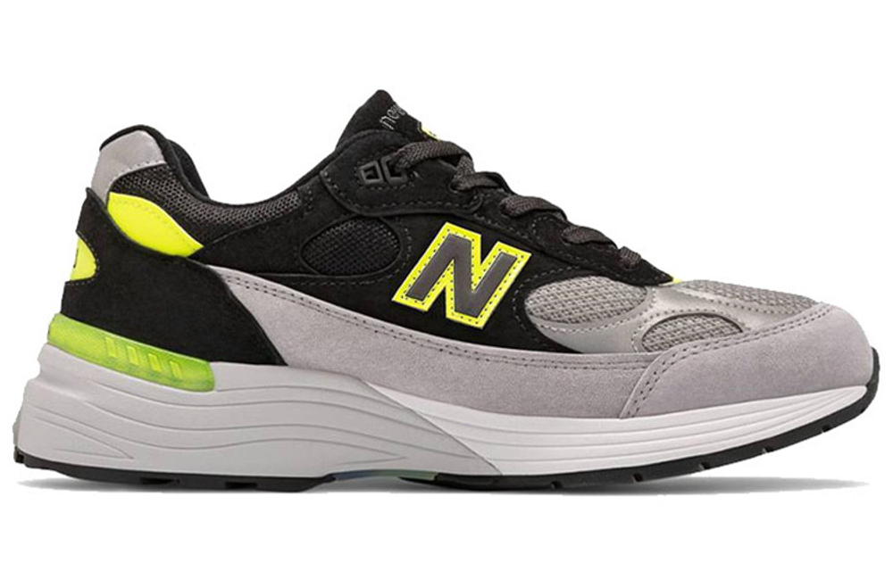 New Balance NB 992 ”Volt" low-cut running shoes for men and women with the same black and gray