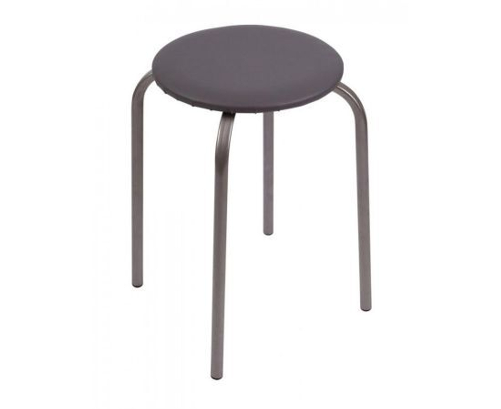 Табурет для кухни Мебель для дома Табуретка кухонная и для прихожей мягкая Nika Ника Эконом 1 Серый АРТ ТБ1/СР