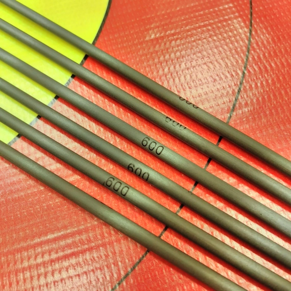 Стрелы MUSEN Archery Fox из чистого карбона SP600 4,2 мм 30 дюймов (9 шт.)