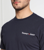 футболка linear chest Tommy Jeans - темно-синий(DM0DM15790)