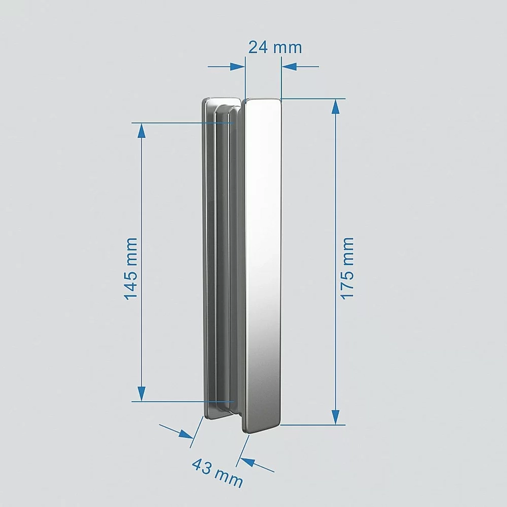 Душевой уголок ABBER Sonnenstrand AG07110-S90 стекло прозрачное/профиль хром