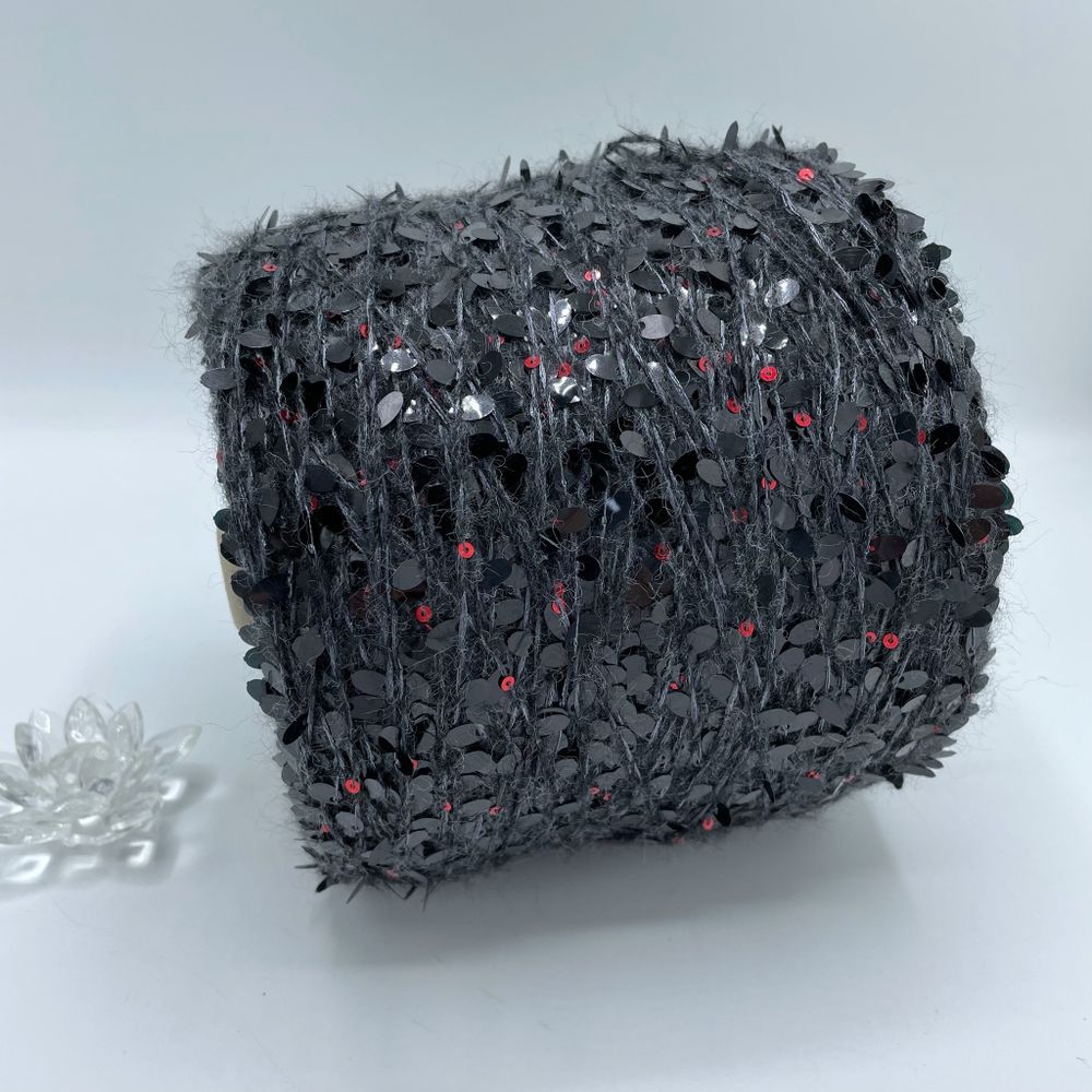 Пайетки FILATI ITALIANA 51% каплевидные пайетки 15% альпака 8% хлопок 26% полиаимд