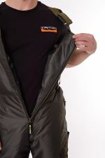 Зимний костюм для охоты и рыбалки ONERUS "Горный -15" (Таслан, Хаки) Полукомбинезон