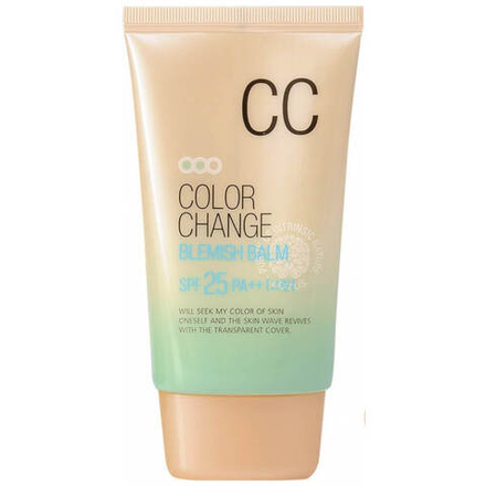 Матирующий СС-крем с цветовыми капсулами Welcos Lotus Color Change Blemish Balm SPF25 PA++ 50 мл