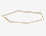 Подвесной LED светильник восьмиугольный LP85-ARENA8-600 124Вт (сегмент 592 мм) 4000K 11408Лм белый 1547х1547х80мм DIOLUM